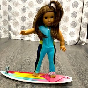Joss American Girl doll surf accessory pack